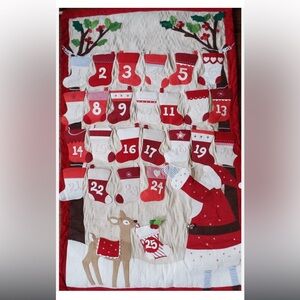 Pottery Barn Kids Retired Santa Reindeer Advent Calendar